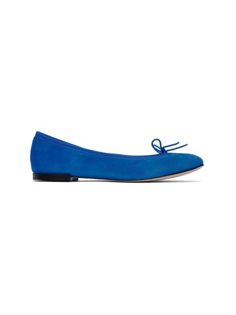 Repetto SSENSE Exclusive Blue Cendrillon Ballerina Flats