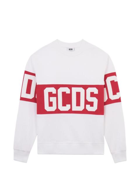 GCDS logo-band sweatshirt