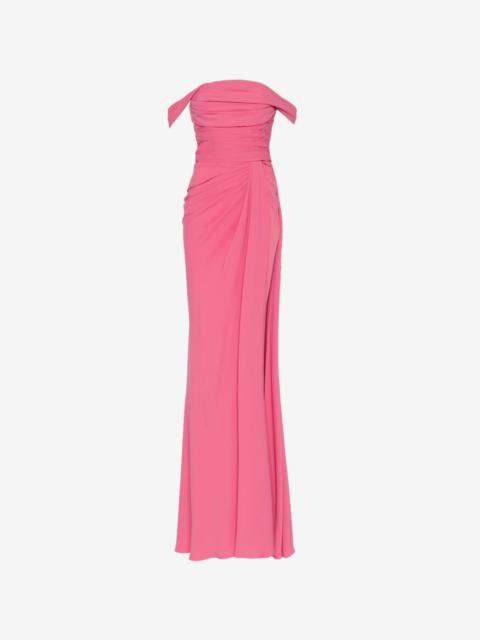 ZUHAIR MURAD off-shoulder draped gown