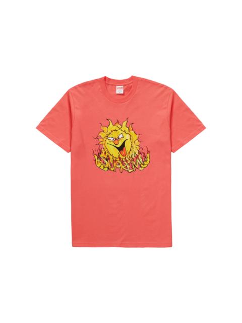 Supreme Supreme Sun Tee Bright Coral