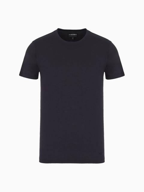 Silk/cotton blend T-shirt