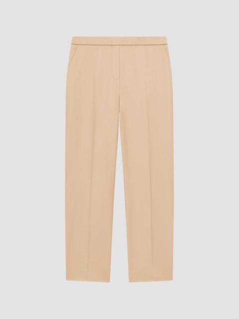Theory Women's Treeca Wool Crop Trousers - New Camel