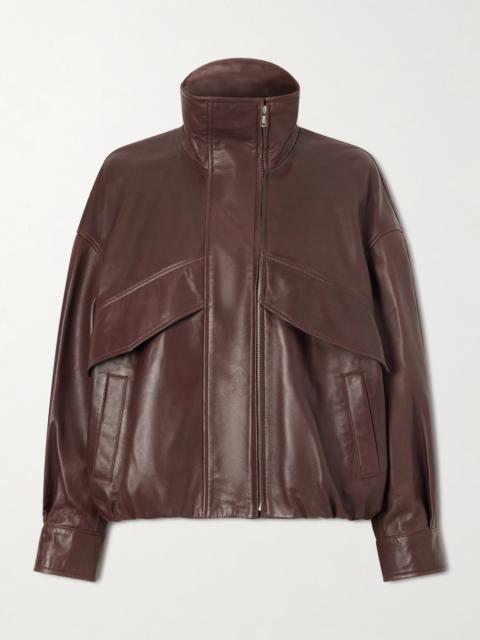 NOUR HAMMOUR Leather Jacket