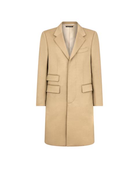 TOM FORD WOOL CASHMERE LIGHT TAILORED COAT