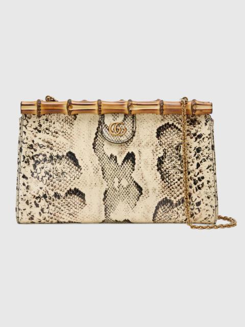 GUCCI Gucci Diana python clutch