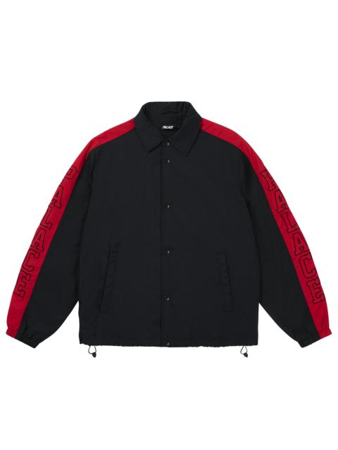 PALACE STACKED COACH JACKET BLACK