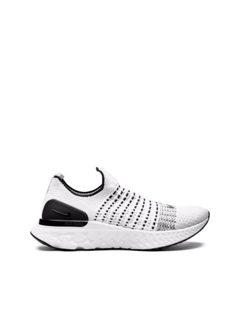 Nike React Phantom Run Flyknit "White/Black/Pure Platinum" sneakers