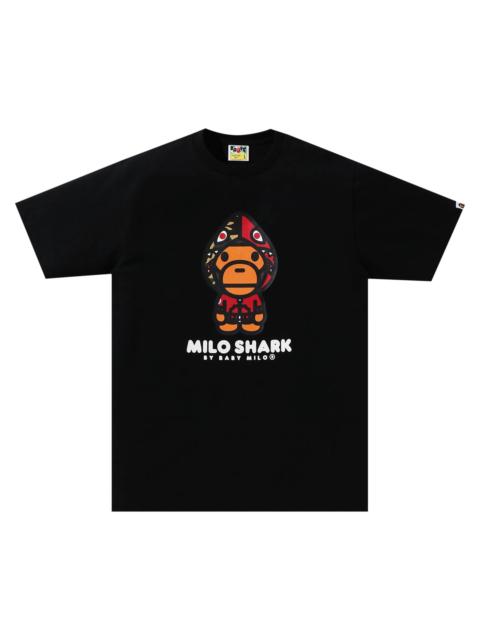 BAPE Milo Shark Tee 'Black/Red'