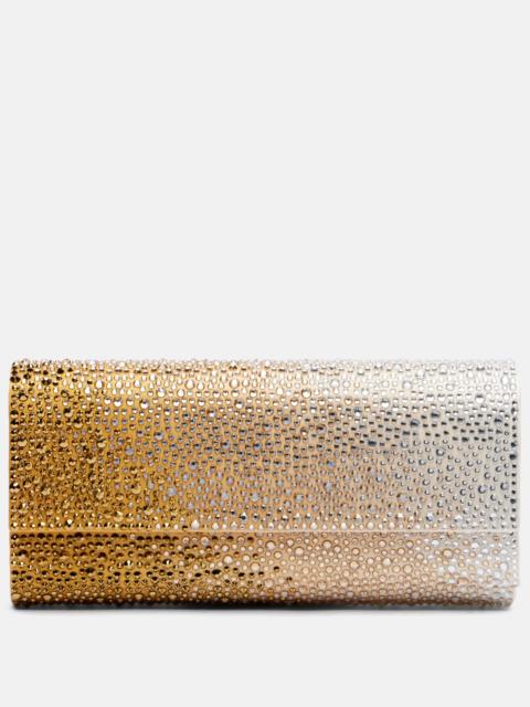 JUDITH LEIBER Gradient Perry crystal-embellished clutch
