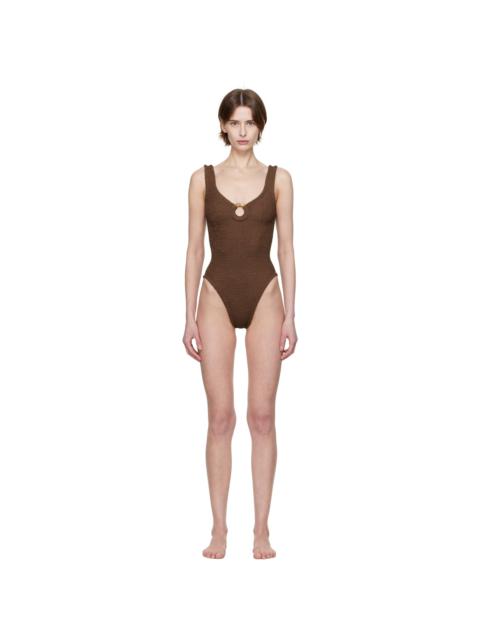 Brown Celine Swimsuit