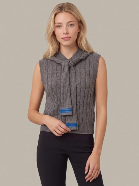 525 america Martha Faux Over The Shoulder Cable Shell