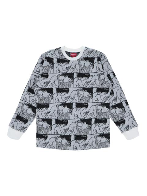 Supreme AKIRA Syringe Jacquard L/S Top White