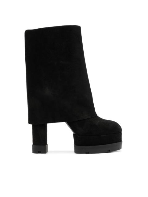 CASADEI knee-length suede boots