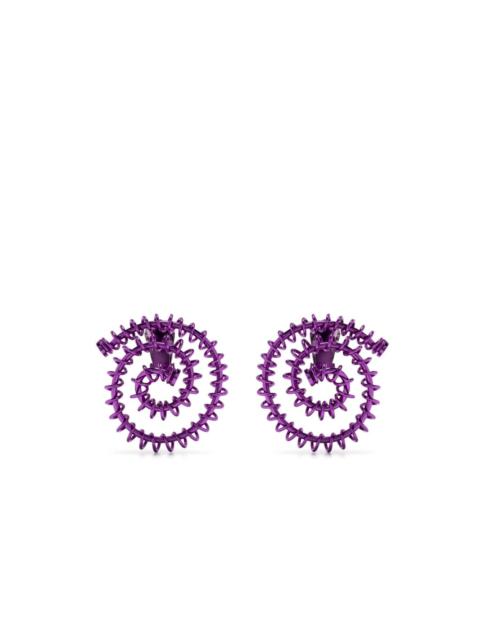 SUNNEI spiral-bound circular-design earrings