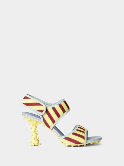 SUNNEI MILLECHIODI SANDALS / yellow & red