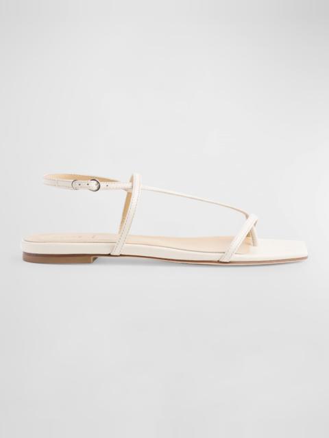 Ella Leather Thong Slingback Sandals
