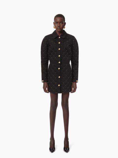 NINA RICCI QUILTED DENIM SKIRT