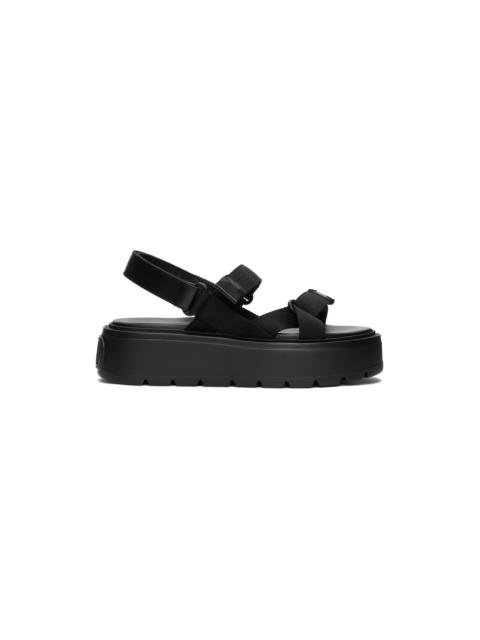 Valentino Black Valentino Garavani Uniqueform Sandals