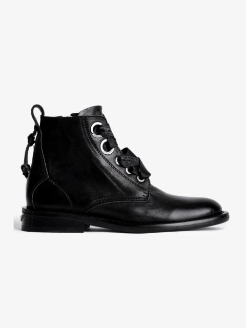 Zadig Voltaire Laureen Roma Boots REVERSIBLE
