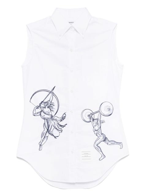 Thom Browne embroidered shirt