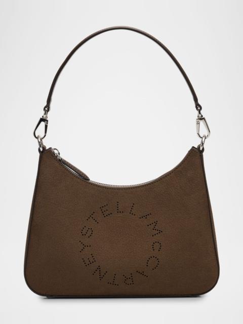 Stella McCartney Vegan Leather Logo Hobo Shoulder Bag
