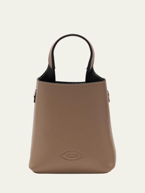 Tod's Micro Calf Leather Bucket Bag
