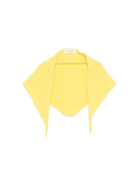 extreme cashmere n°35 triangular scarf
