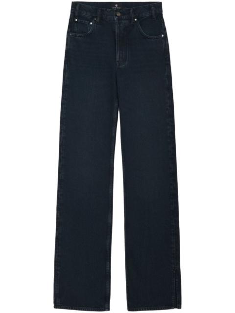 ANINE BING Roy organic cotton straight-leg jeans