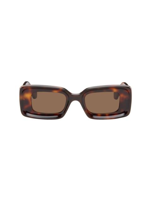 Loewe Brown Rectangular Sunglasses