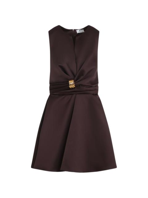 ELISABETTA FRANCHI knotted appliquéd dress
