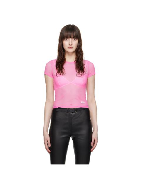 Pink Semi-Sheer T-Shirt