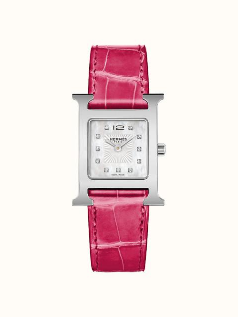 Hermès Heure H watch, 21 x 21 mm