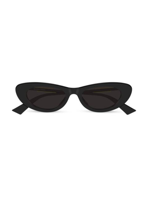 Bottega Veneta Women's Snap Ribbon 51MM Cat-Eye Sunglasses - Black