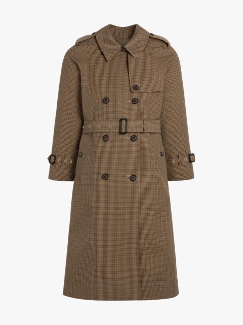 Mackintosh NEW FORREST BROWN GUNCLUB WOOL TRENCH COAT