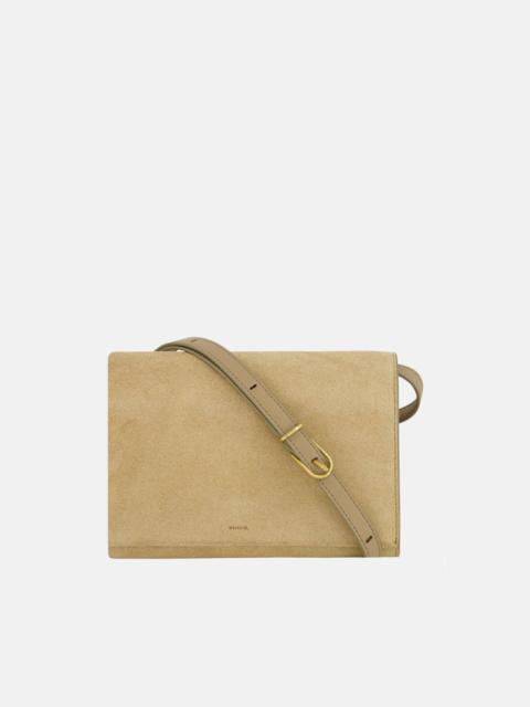 Vince Suede Crossbody Wallet