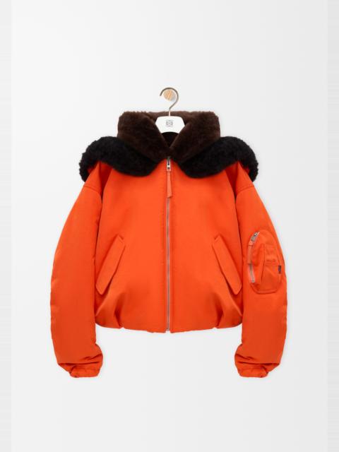 Loewe Bomber jacket in technical shell