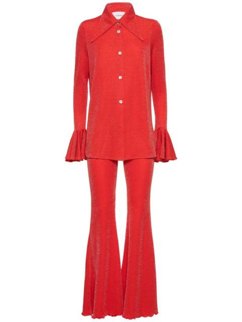 SLEEPER Lurex lounge suit