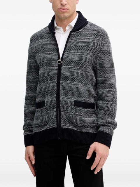 Barbour Helmsley zipped pockets knitted cardigan