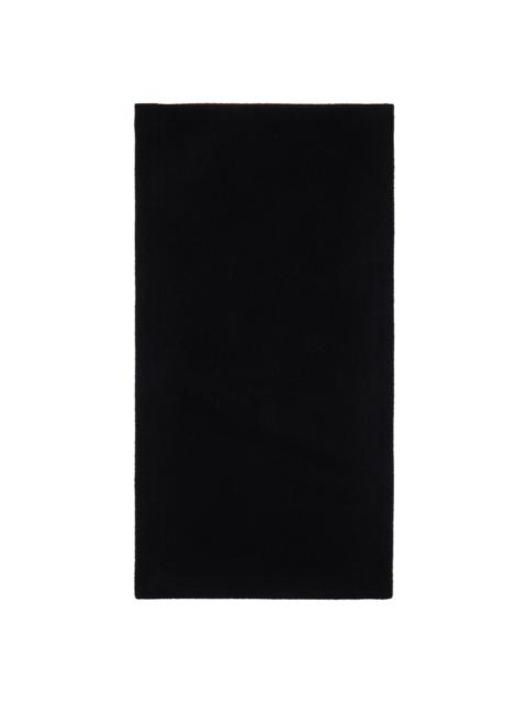 Rick Owens Black Porterville Long Stole Scarf