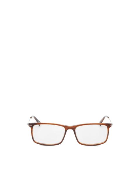 TUMI rectangle-frame glasses