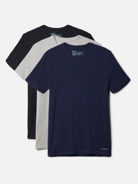 Columbia Men's Performance Cotton Stretch Crew - 3 pack