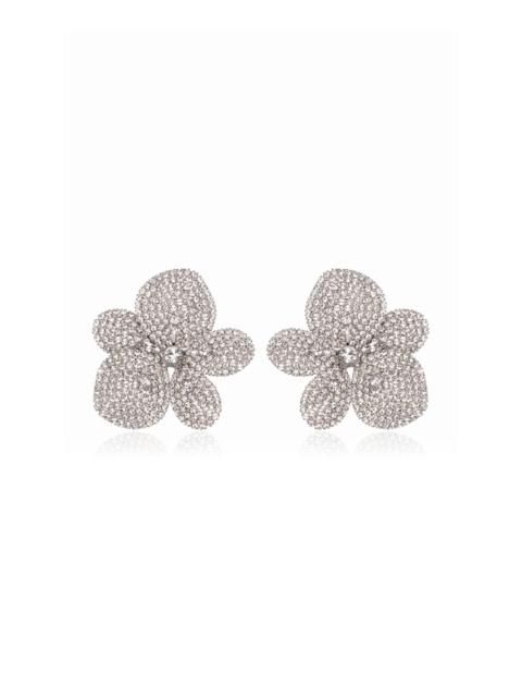 Kiarra Crystal Earrings silver