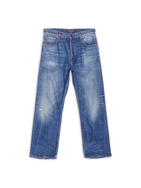 BALENCIAGA Men's Slim Fit Pants in Blue