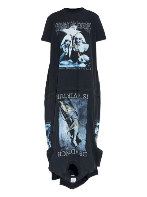 VETEMENTS graphic-print maxi dress