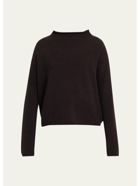 LISA YANG Sandy Mock-Neck Cashmere Sweater