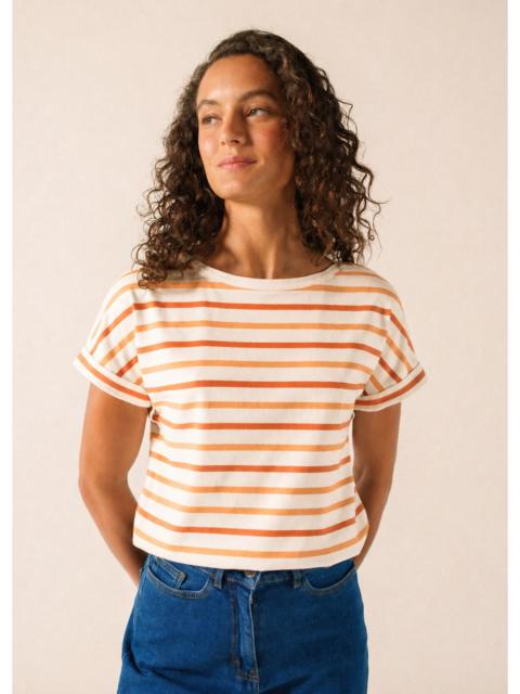 SAINT JAMES ELISE Boat Neck Striped T-Shirt