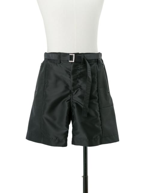 sacai Nylon Twill x Grosgrain Shorts