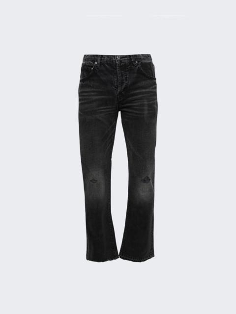Enfants Riches Déprimés Burnt Flare Jeans Washed Black