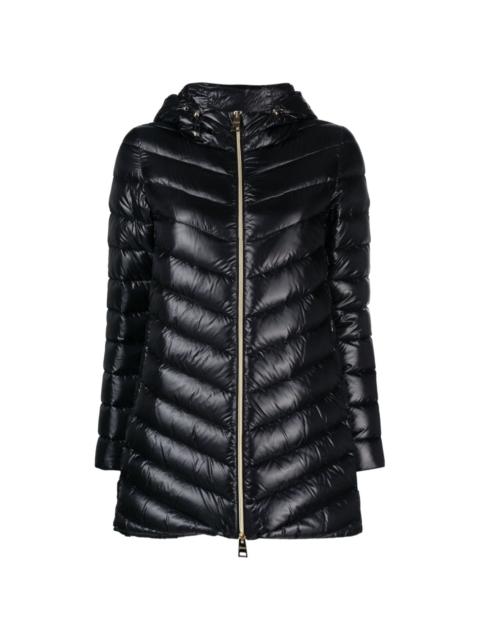 hooded puffer jacket