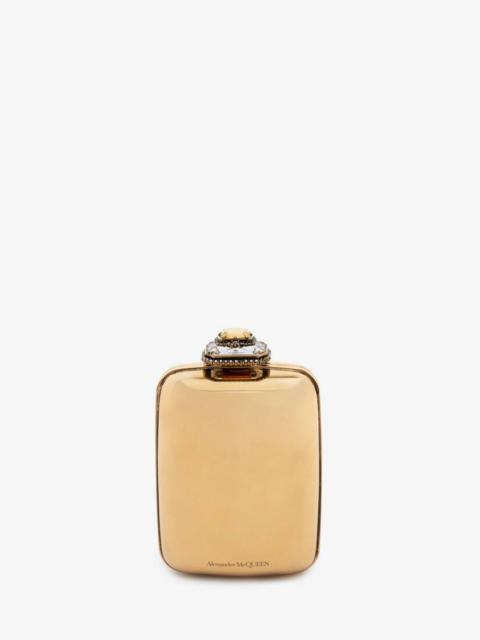 Alexander McQueen Mini Clutch in Gold